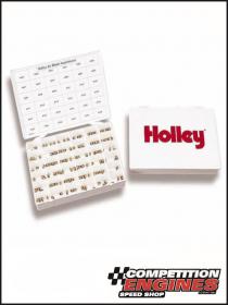 Holley HY-36-240 Holley Air Bleed Assortment Kit, Brass, Screw In 23-78 Range, Holley 4500 HP & 4150 HP 